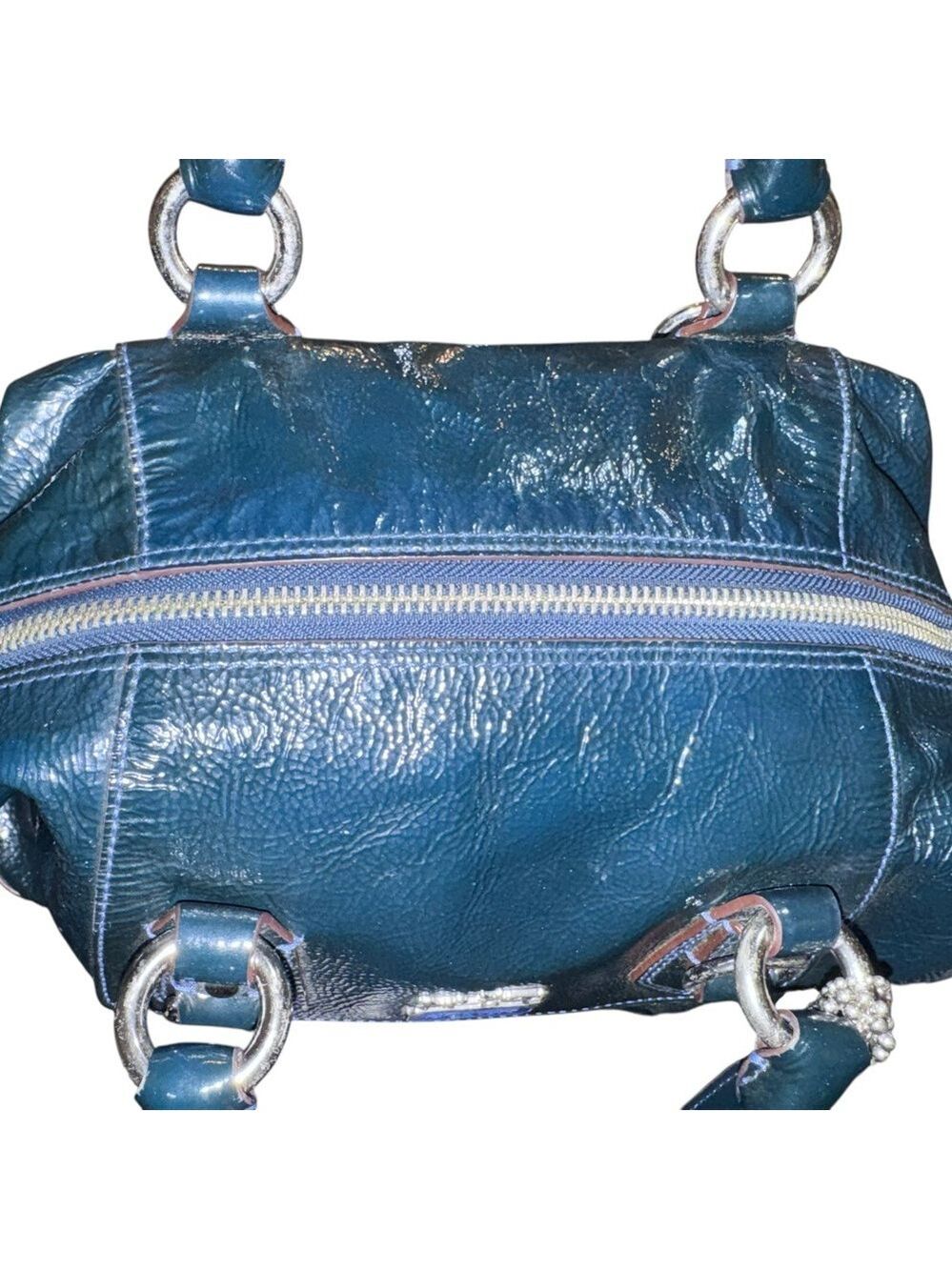 Coach Madison Sabrina Satchel 14178 Cobalt Blue 2 way - Picture 5 of 17
